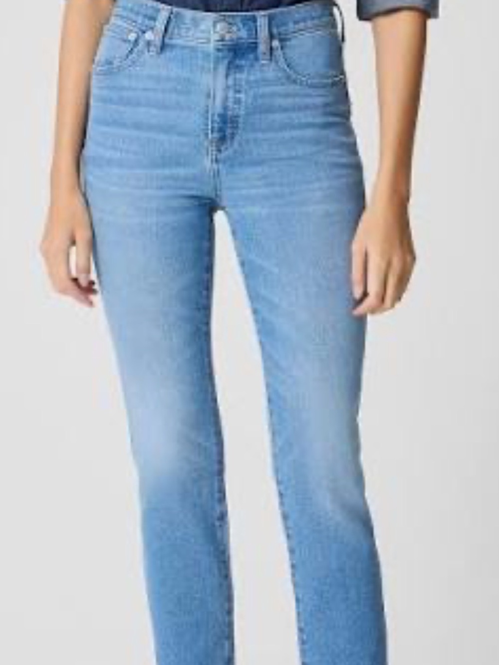 J crew essential straight leg stretch Light Blue Women’s Jeans